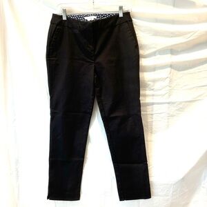 Boden pants trousers with slit at pant hem black. Sz 8P NWOT